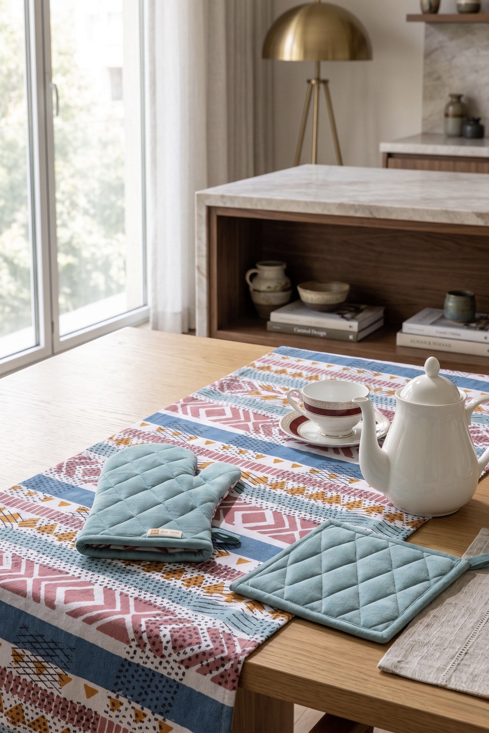 AH-KD-CS-004 Boho Tribal Print Co-ordinated Set