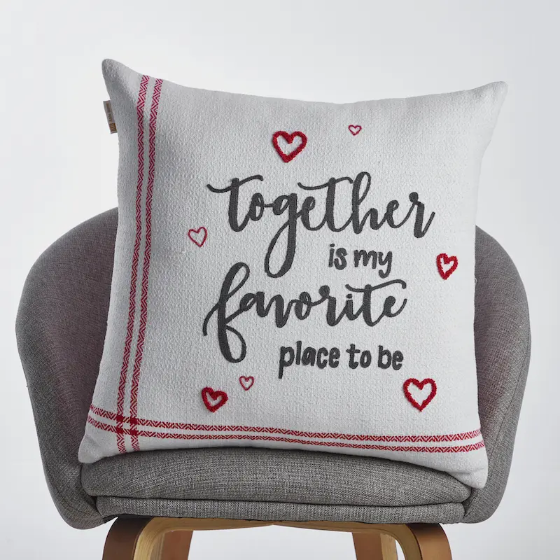 Valentine, Cushions