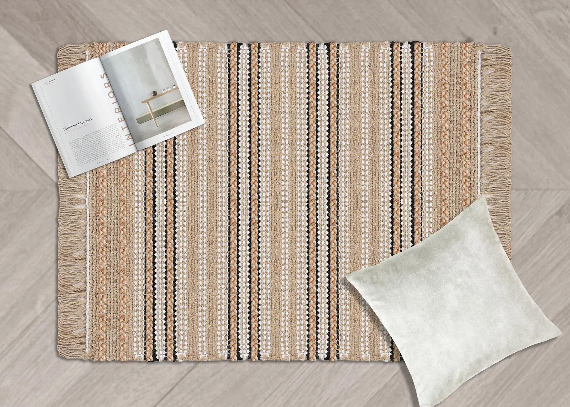 YARN DYED LOOM RUG